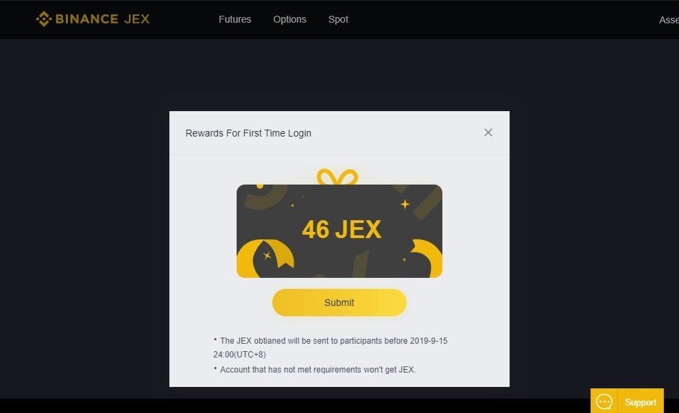 binance jex coin