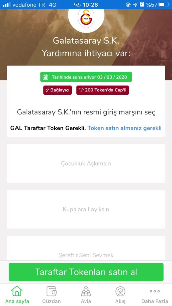 galasaray coin oy verme