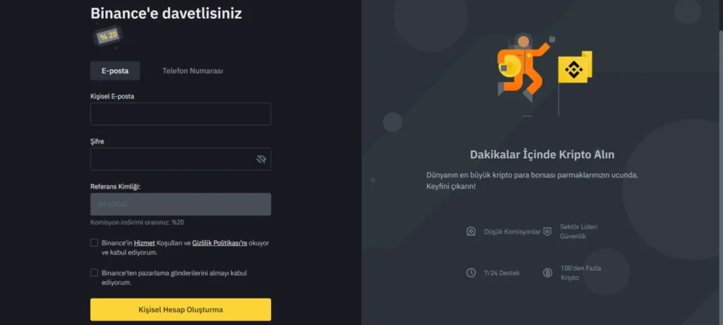 Binance Kayıt Nasıl yapılır?