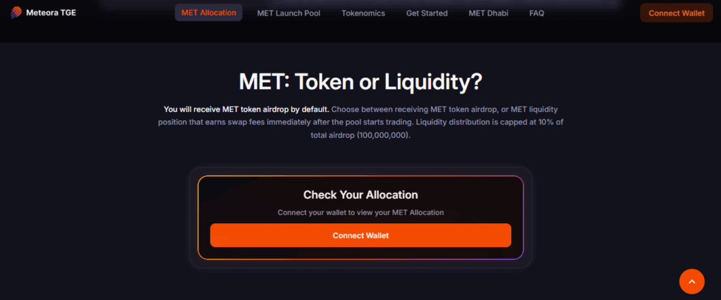 meteora (MET) airdrop